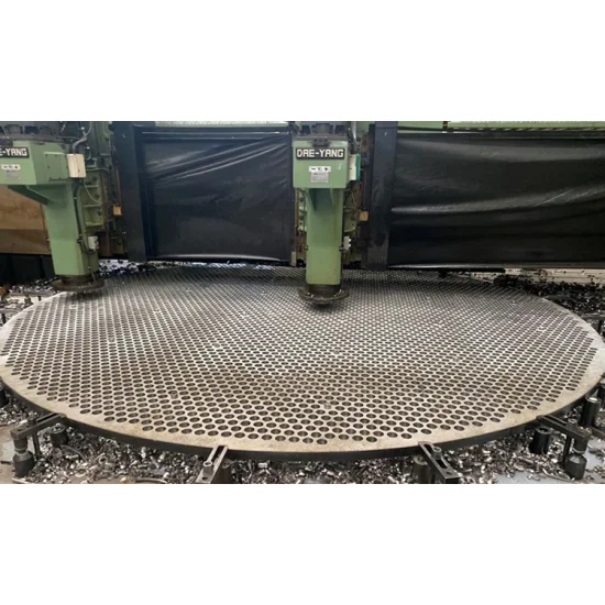 Large Tube Sheet and Heavy Baffle Plate Fabrication